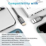 iPhone Charger Cable 2M 2Pack Nylon Fast Charging
