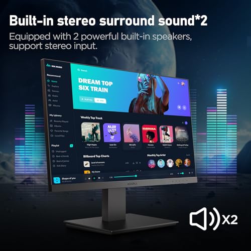 KOORUI 55cm FHD Monitor, 100Hz, 4ms, VA, Adaptive Sync
