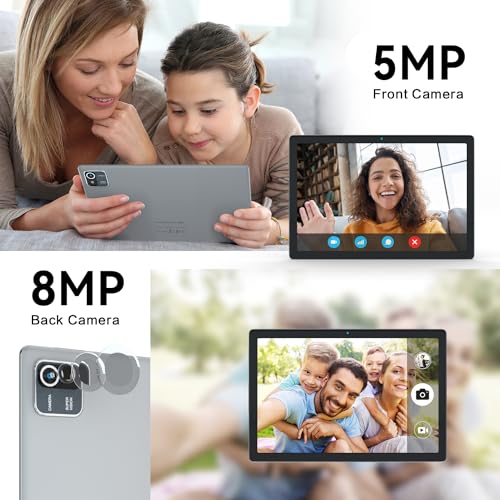 Hakaug 10" Android 13 Tablet, 6GB/64GB, 5000mAh, Gray