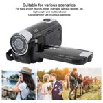 Handheld 1080P 16MP Camcorder, 16x Zoom, 2.7in Screen (Black)