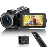 FHD 1080P 36MP Video Camera with IR Night Vision & Remote