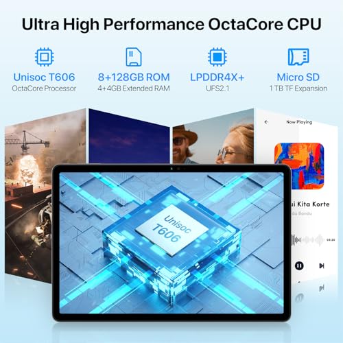 UMIDIGI G5 Tab 10.1" Android 13 Tablet, 8GB+128GB, Grey