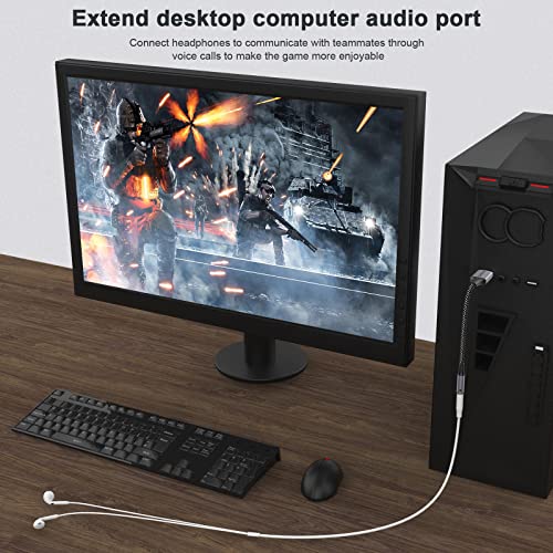 MOSWAG USB to 3.5mm Audio Adapter, External Sound Card