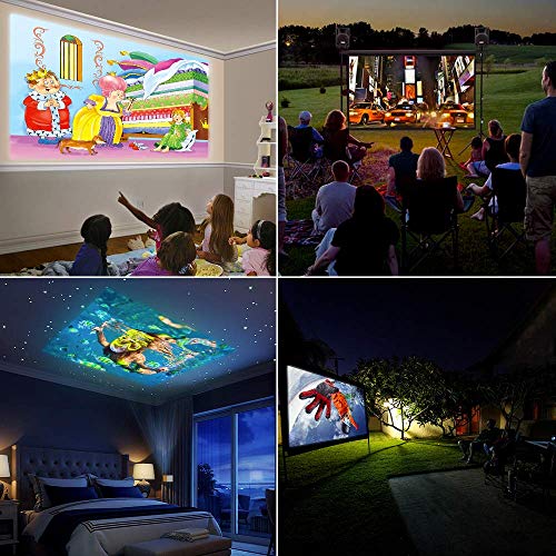 Vamvo YG300 Pro Portable LED Projector, 1080p Support