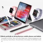 MEKO Stylus Pens for Touch Screens, 3-Pack with Extras