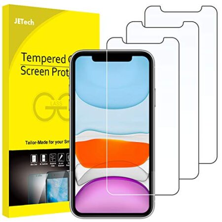 JETech Screen Protector for iPhone 11/XR, 6.1cm, 3-Pack