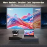 【Netflix & Dolby】Smart 4K Projector, 700 ANSI, WiFi 6, Bluetooth