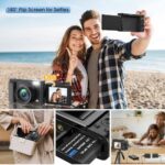 4K 48MP Autofocus Vlogging Camera with 32GB Card