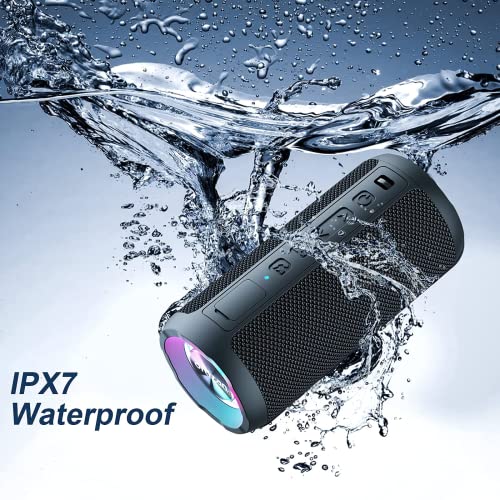 Ortizan Portable Bluetooth Speaker, IPX7, 30H Playtime