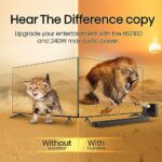 Hisense 2.1 CH 240W Soundbar - DTS Virtual X, Subwoofer