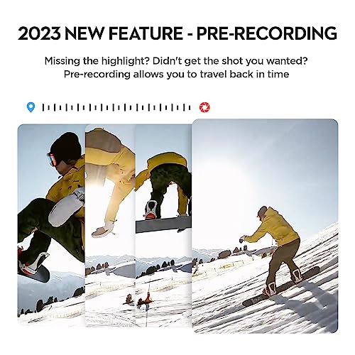 AKASO 4K30fps Waterproof Action Camera - 20MP Dual Screen