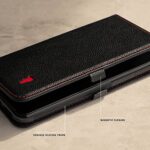 TORRO Leather Wallet Case for iPhone X/XS (Black)