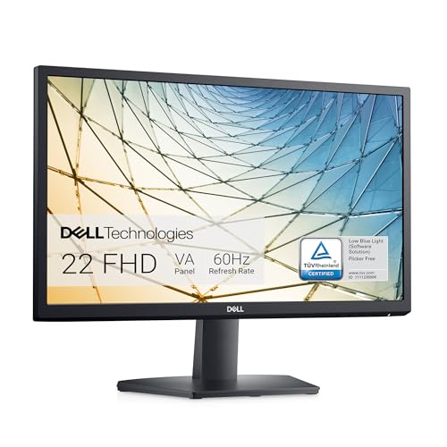 Dell SE2222H 54.6cm Full HD Monitor, 60Hz, 3 Yr Warranty