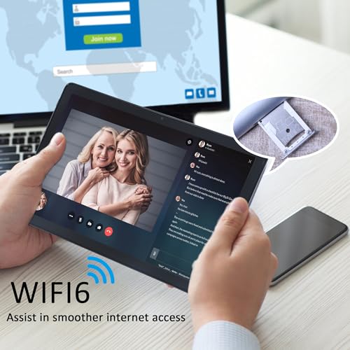 Veidoo 25.6 cm Android 13 Tablet, 12GB RAM, 128GB ROM, WiFi 6