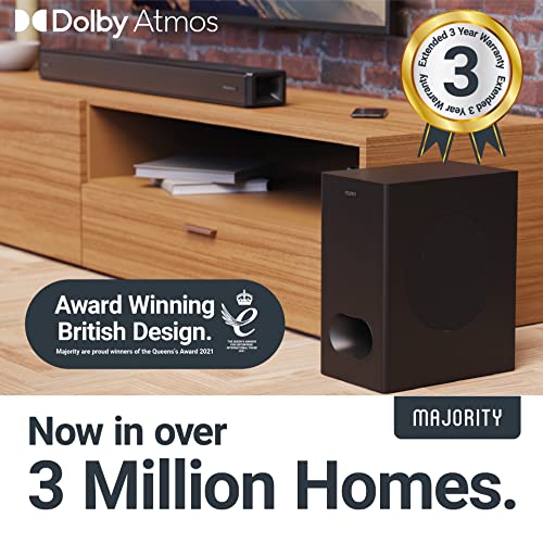 MAJORITY Sierra Plus Dolby Atmos 2.1.2 Bluetooth Soundbar