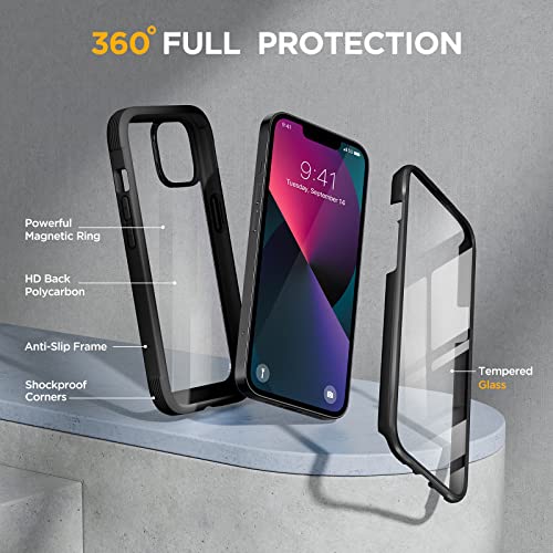 Miracase iPhone 13 Case 15.5cm with Screen Protector