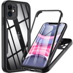 OWKEY iPhone 11 Case 15.5cm, 360° Full Body Protection (Black)