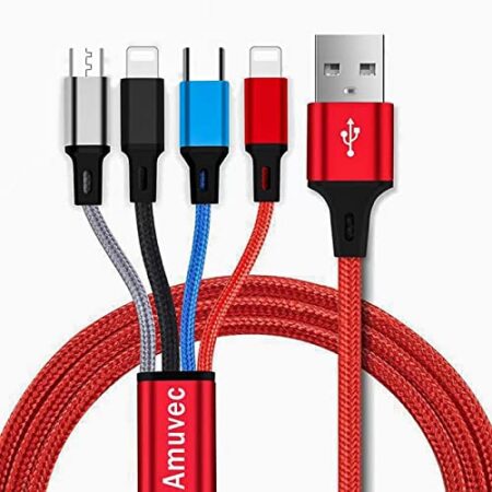 4-in-1 Multi Charger Cable, 1.2m, USB Fast Charging