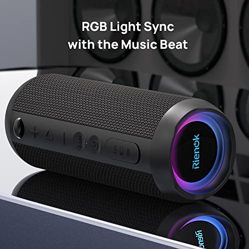 RIENOK 30W IPX7 Waterproof Bluetooth 5.3 Speaker