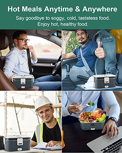 Andmenow 70W Electric Lunch Box, 1.8L, with Carry Bag