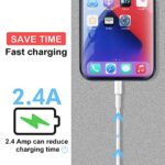 2 Pack Apple MFi Certified 1m iPhone Charger Cables
