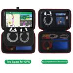 BOVKE Hard GPS Case for 15-18 cm Sat Nav, Black