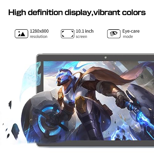 VASOUN 10" 64GB 5GHz WiFi Android Tablet, 1280x800 HD, 6000mAh