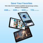 10.1" Android 13 Tablet, 8GB+64GB, WiFi 6, 6000mAh, Gray