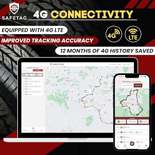 SALIND 01 4G GPS Tracker - Direct Battery Connection, 1.06m Wire
