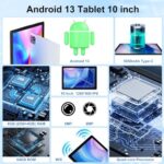 FancyDay 25.4cm Tablet Android 13, 6GB RAM+64GB ROM, Silver