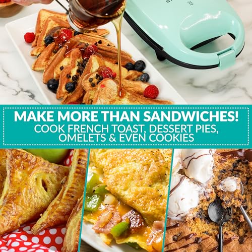 Nostalgia Pizza Pockets Maker, 520W, Mint Green