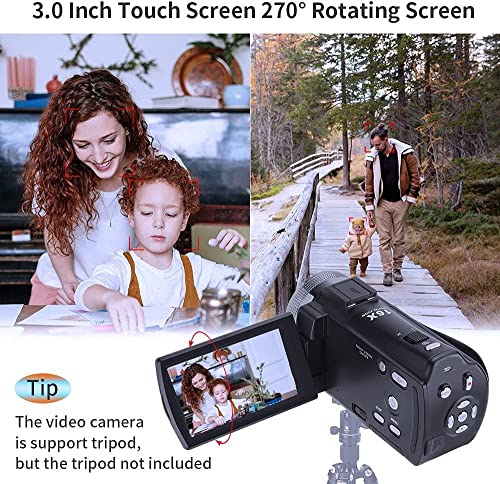 ORDRO V12 Full HD 1080P Camcorder with Night Vision