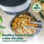 BELLA 3L Touchscreen Air Fryer & Multicooker, 1400W, White