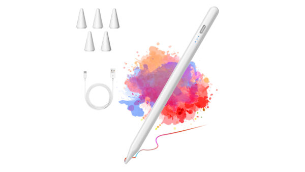 Stylus Pen for iPad 2018-2023, Rose Gold, 5 Tips
