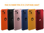 ORETECH 4-in-1 Silicone Case for iPhone 13 - Black