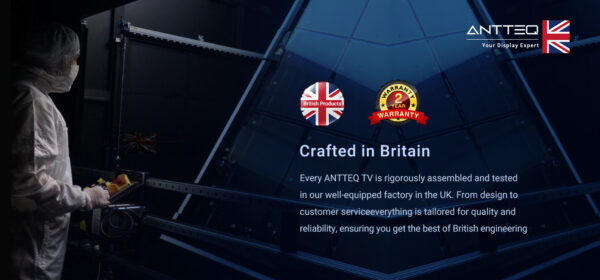 Antteq 109 cm Smart 4K TV, webOS UHD, Voice Remote