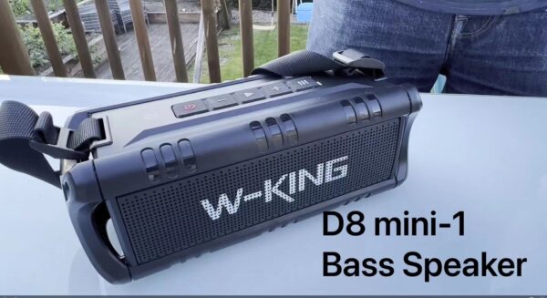 W-KING 60W Bluetooth Speaker, IPX6, 24H Playtime, Portable