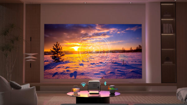 【Netflix & Dolby】Smart 4K Projector, 700 ANSI, WiFi 6, Bluetooth