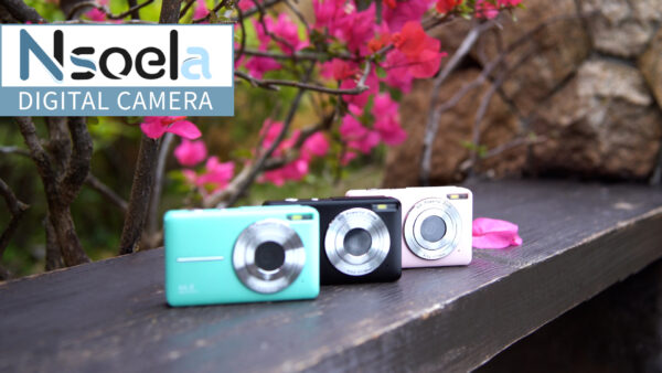 Nsoela 44MP FHD Vlogging Camera, 16X Zoom, Black