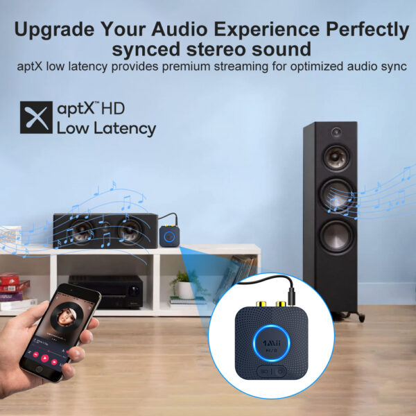 1Mii B06 Bluetooth 5.1 Receiver, aptX HD Audio Adapter