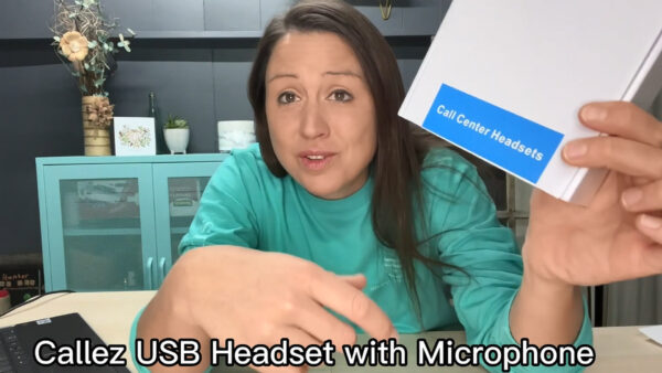 USB Headset with Mic, Noise Cancelling, Audio Controls