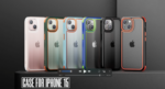 MobNano Ultra Thin Hybrid Case for iPhone 15 - Black/Red