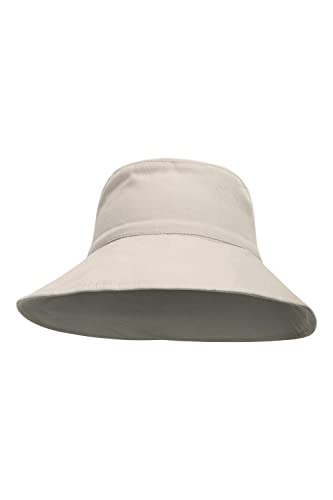 Reversible Women's Cotton Bucket Hat - Wide Brim, Adjustable