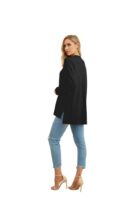 PrinStory Womens Lightweight V Neck Cardigan with Pocket