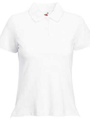 Fruit of the Loom Ladies Short Sleeve Polo Shirt