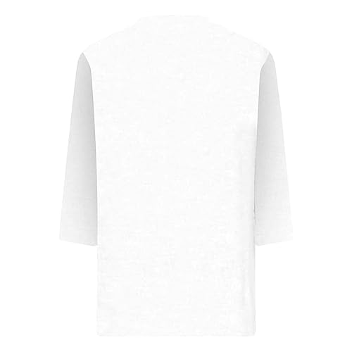 Women's V-Neck Slim Fit Summer Tops, Half Sleeve Blouse