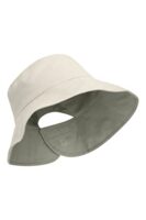 Reversible Women's Cotton Bucket Hat - Wide Brim, Adjustable
