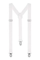Unisex Adjustable 25mm Slim Trouser Braces with Clips