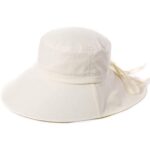 Comhats Women's UPF 50 Wide Brim Cotton Sun Hat