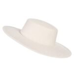 GEMVIE Wide Brim Fedora Hat for Men & Women